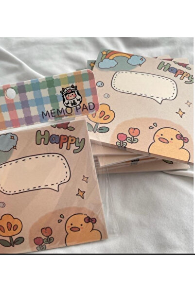 synshop Happy Vibe Pad Square Notepad Chick Duck