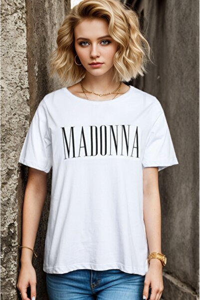 Madonna Γυναικείο μπλουζάκι με στρογγυλή λαιμόκοψη - κοντό μανίκι