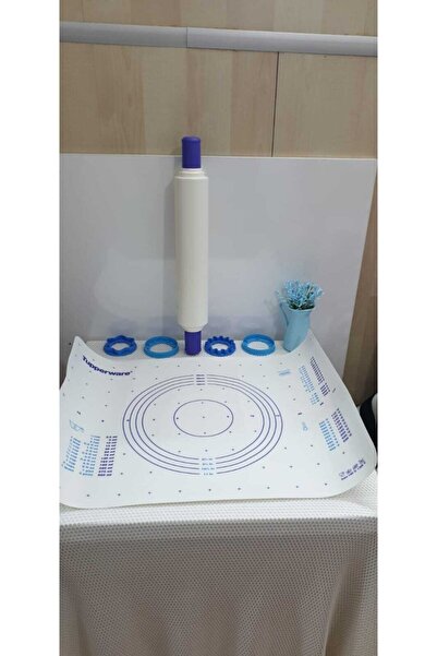 Tupperware Hamur Matı Merdane Set 2 'li