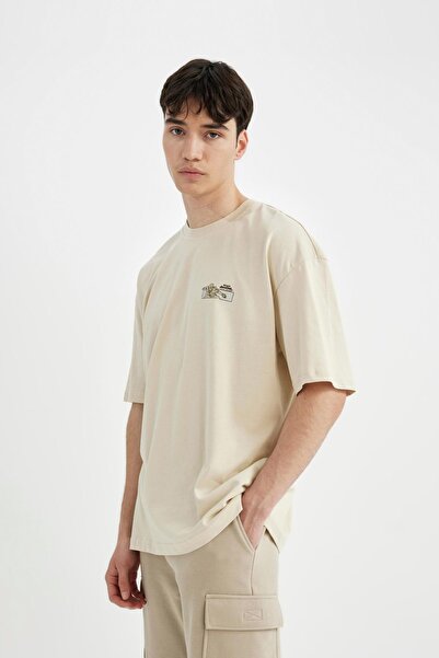 DeFacto Avatar the Last Airbender - Oversize Crew Neck Short Sleeve T-shirt C6507ax24sm