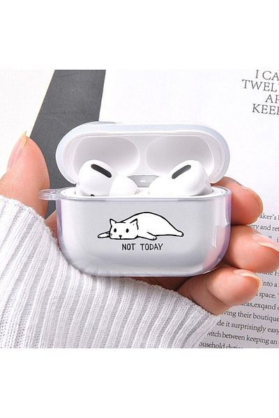 mooodcase 2nd Generation Wireless Headphone Pro 2 Compatible Not Today Patterned Patterned Silicone Wireless Headphone Case