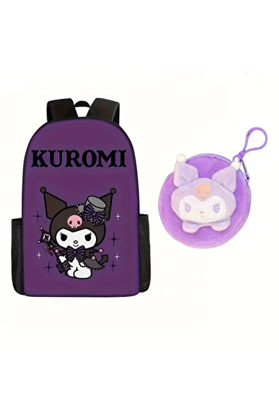 bundle island Rucsac pentru copii de pluș cu figurină Kuromi - cu portofel