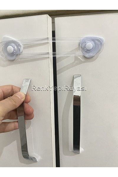 RENK YAPI RÜYASI 3 Pcs - Child Lock, Drawer, Double Door Cabinet Hook Lock