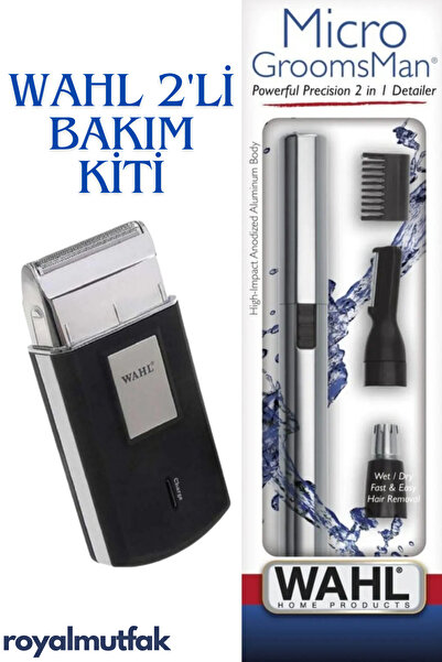 Wahl 3615-1016 Seyahat Tipi Tıraş Makinası 5640-616 Burun Kulak Tıraş Makinesi