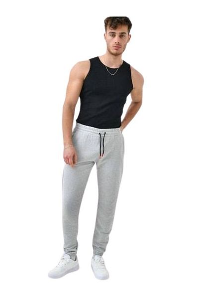 MartinoButik Gray Cotton Skinny LEg JoggEr MEn's SummEr SwEatPants