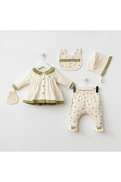 yukobaby bebeğiniz için en doğalı KIZ BEBEK ÇITIR ÇİÇEKLİ 5 'Lİ YENİDOĞAN HAS...