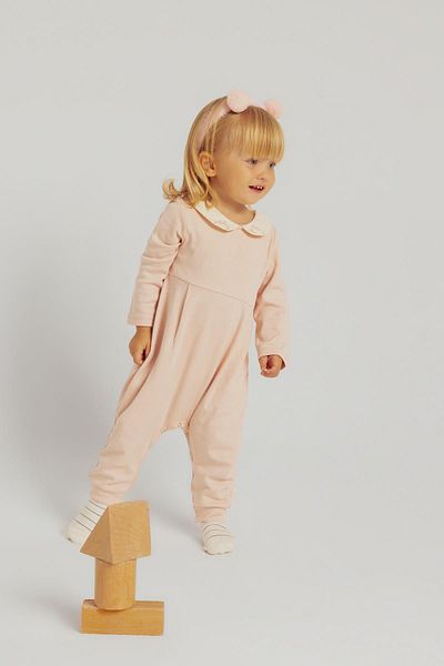 DeFacto Newborn Baby Girl Jumpsuit - Baby Collar, B1072a523wn