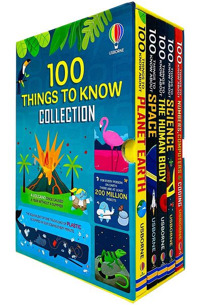 Usborne Horsepower Box - 100 Information Processing Books