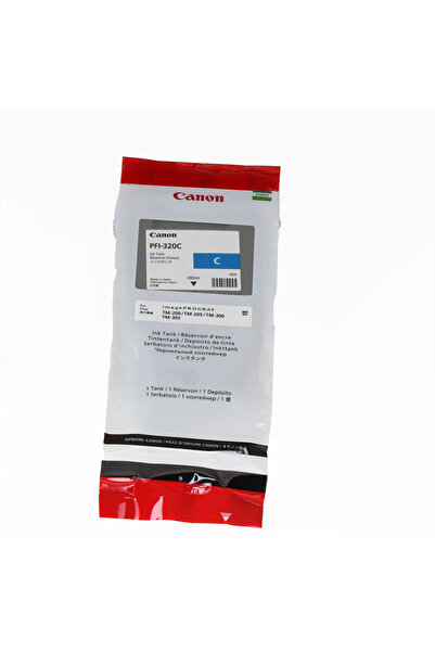 Canon ® Pfı-320 C (CYAN) Mavi Plotter Orijinal Mürekkep Kartuş 300 Ml. (2891C...