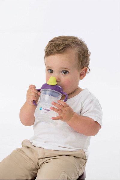 Bbox Purple 240 ml Training Cup with Silicone Head - 4 Months