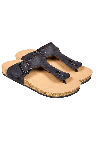 Twigy Men's Black Slippers
