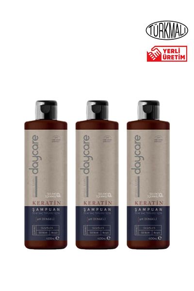Daycare 400 ml Keratin Shampoo - 3 Pieces