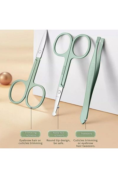gaman 18 Piece Personal Nail Care Set - Manicure Scandinavian Green
