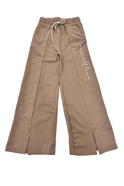 Esterella Girl's - Flared Leg, Elastic Waist Slit Trousers (Narrow Fit)