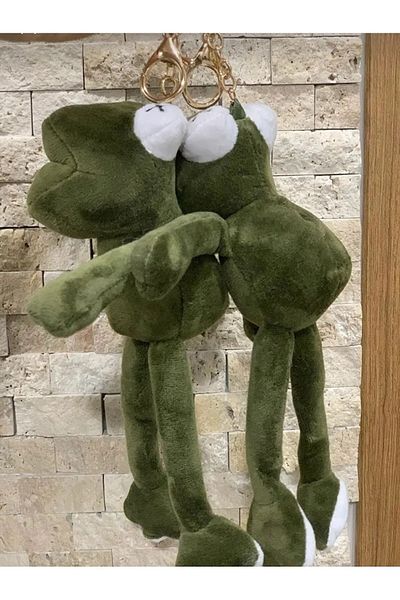 Meyra Accessories Plush Frog - Cute and Keychain Doll Bag