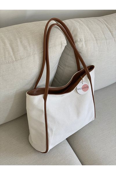 BAGLOVİS Geanta de dama de marime mare cu piele moale