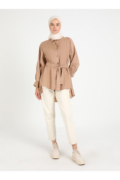 Por La Cara Biscuit Tunic - Por La Cara Model