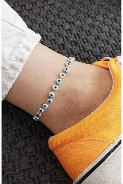 Bella Sera Studio Nazar Boncuklu ve Miyuki Boncuklu Halhal