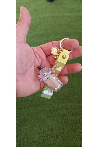 Meyra Accessories 1 Luxury Watery Panda Milkshake Bag Accessory Keychain Colorful Gift Bag Ornament