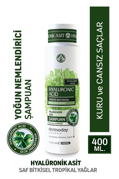 Dermoday Intense Moisturizing Hyaluronic Acid Shampoo 400ml