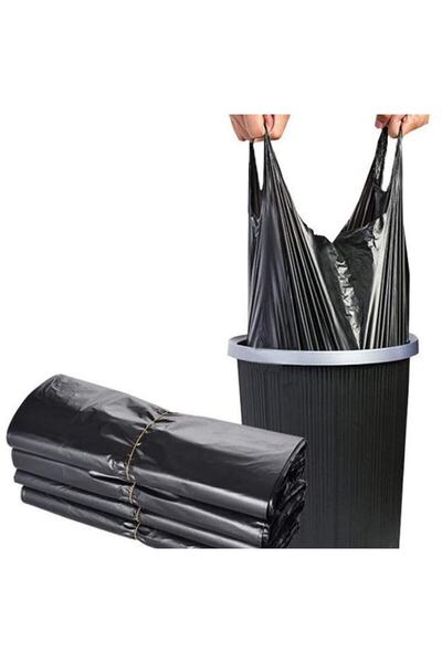 pakplast Battal Boy 5 kg Siyah Kalın Poşet Atlet 40x70 cm