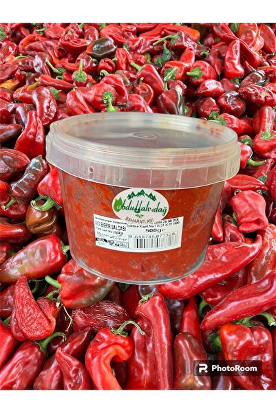 Hacıoğlu baharat Hatay Yöresel Doğal Acı Biber Salçası Acılı 500 gr - 1/2 kg