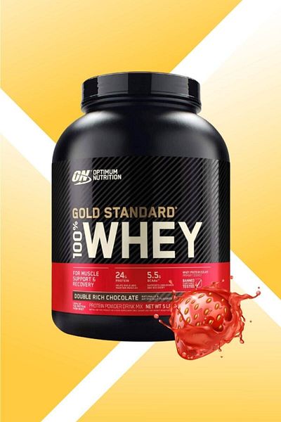 Optimum Nutrition Optimum Gold Standard Whey Protein 2273 Gr Strawberry Flavored