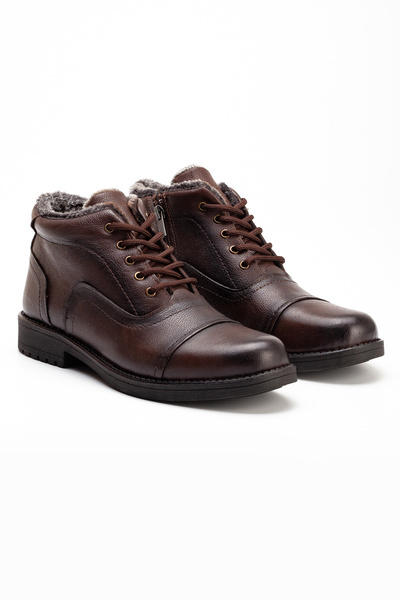 Waresta Wrsbt42 Справжня шкіра, водонепроникні, щоденні чоловічі черевики на блискавці