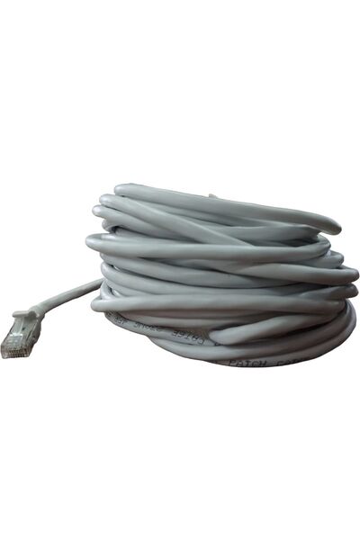 technozi 20 Metre Cat6 Lan Internet Data Kablosu(ETHERNET MODEM RJ45 UÇLU JACKLI NETWORK ADSL)