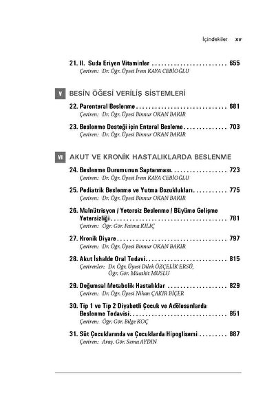 Tıbbi Yayınlar Merkezi Pediatrik Beslenme