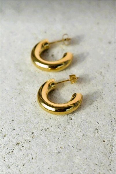 Mu Minamu 316 L Çelik Bombeli Halka Küpe