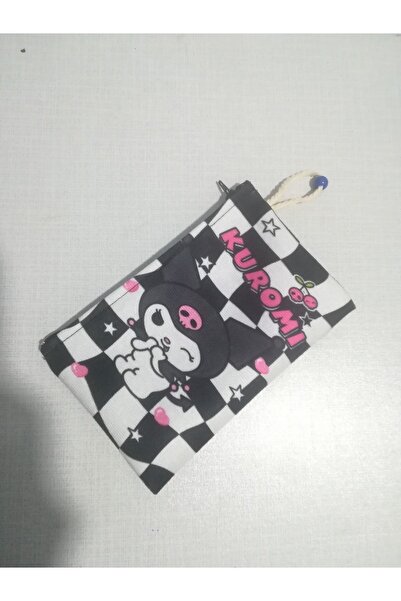 owl bag Suport pentru stilou din pânză cu model în carouri Kuromi-portofel