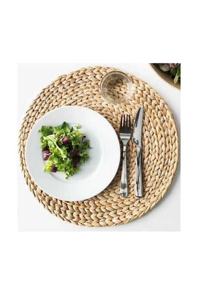 BÜYÜLÜ HOME Soare Straw Weave Αμερικάνικο σουπλά σερβιρίσματος BRBN-SOARE