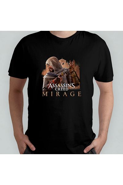 Pixxa Assassin's Creed Mirage - T-Shirt από 100% βαμβακερό λαιμόκοψη - 1