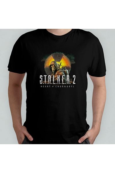 Pixxa Stalker 2: Heart of Chornobyl - Μοντέλο μπλουζάκι με λαιμόκοψη 100% βαμβάκι - 1