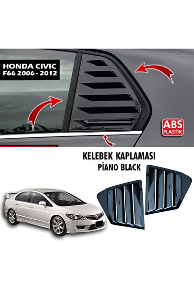 Genel Markalar Civic FD6 Kelebek Camı Kaplama Cam Vizörü 2006-2011 arası