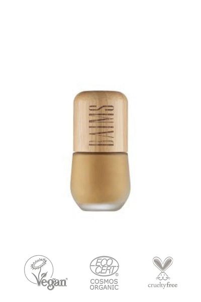 baims Fluid Foundation Excellent Skin (liquid Foundation) Organic Vegan Foundation 50 Toffee