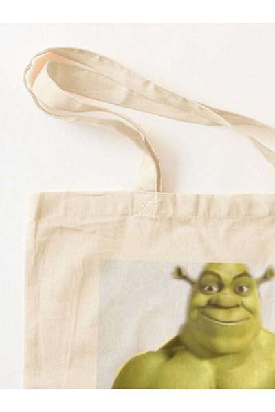 w house Gusseted Cloth Shoulder Bag 11970 - Sexy shrek