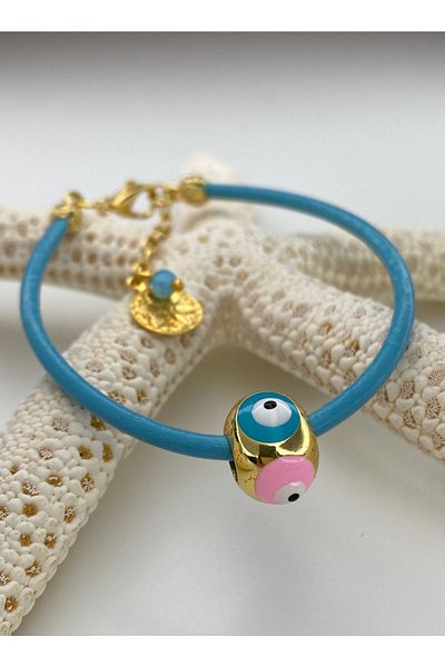 tasarımhikayecisi Evil Eye Beaded Lucky Bracelet