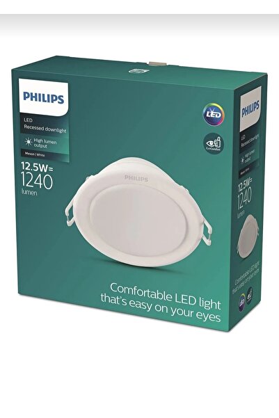 Philips 12.5w 3000k Gün Işığı (sari Işik) 1240lm Meson Led Spot Armatür 140mm...