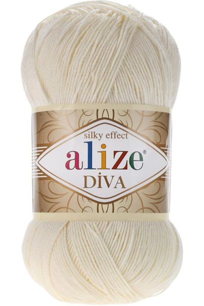 Alize Diva Mercerized Hand Knitting Yarn, Κωδικός χρώματος 383