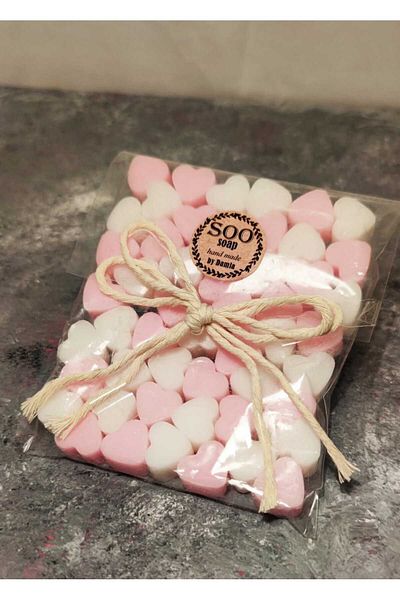 SOO SOAP صابون صغير على شكل قلب هدية مزخرفة