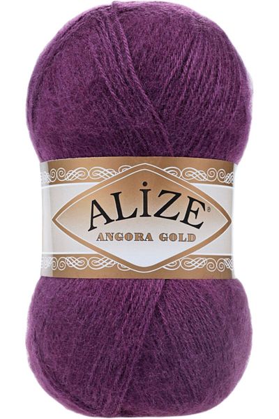 Alize Πλεκτό Angora Gold Colored - 111 Plum, 1 Τεμάχιο