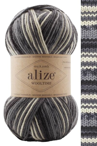 Alize Wool Time %75 Yünlü El Örgü İpi 11016
