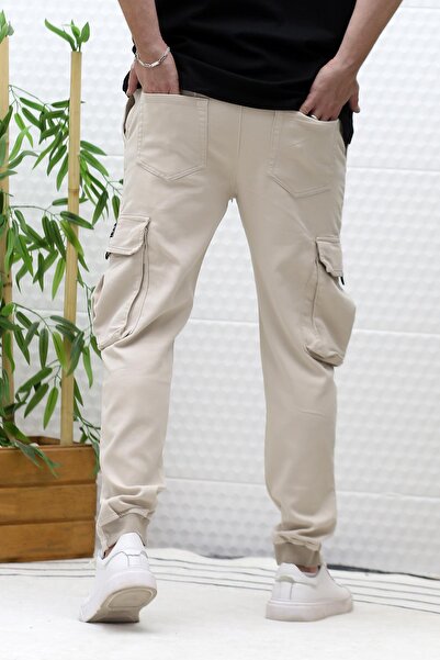 WAFRA Ανδρικό παντελόνι Cargo από ύφασμα Gabardine