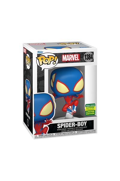 Funko Spider-boy Sdcc 2024 - Shared Sticker Exclusive Figure