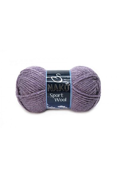 NAKO Sport Wool 23331 - Beret and Rope Scarf