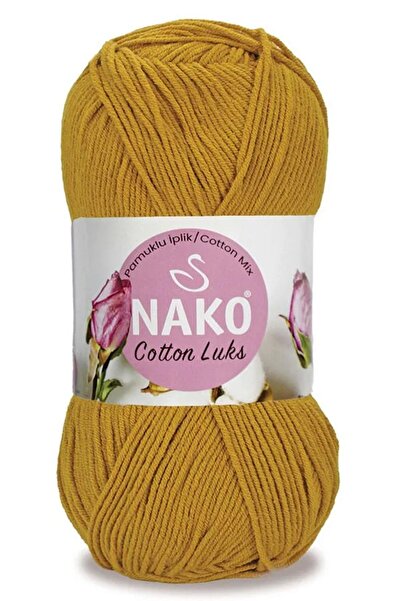 NAKO Akdenizpos Sm01 حبل قطني فاخر للحياكة اليدوية الرمز/اللون: 97555 (جديد)