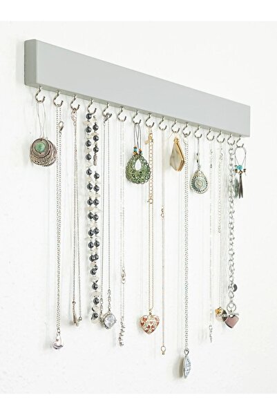 Efem Dekor 16 KANCA Düzenleyicileri, Duvara Monte Raf Takı Tutucu Kolye, Küpe, Yüzük Bilezikler