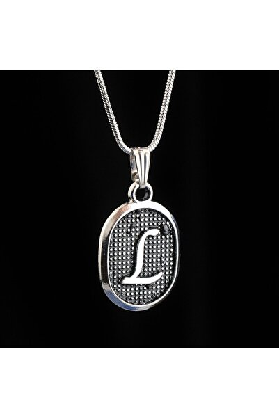 idolavm Kişiye Özel Harfli Erkek Kadın Kolye Çelik Takı Aksesuar